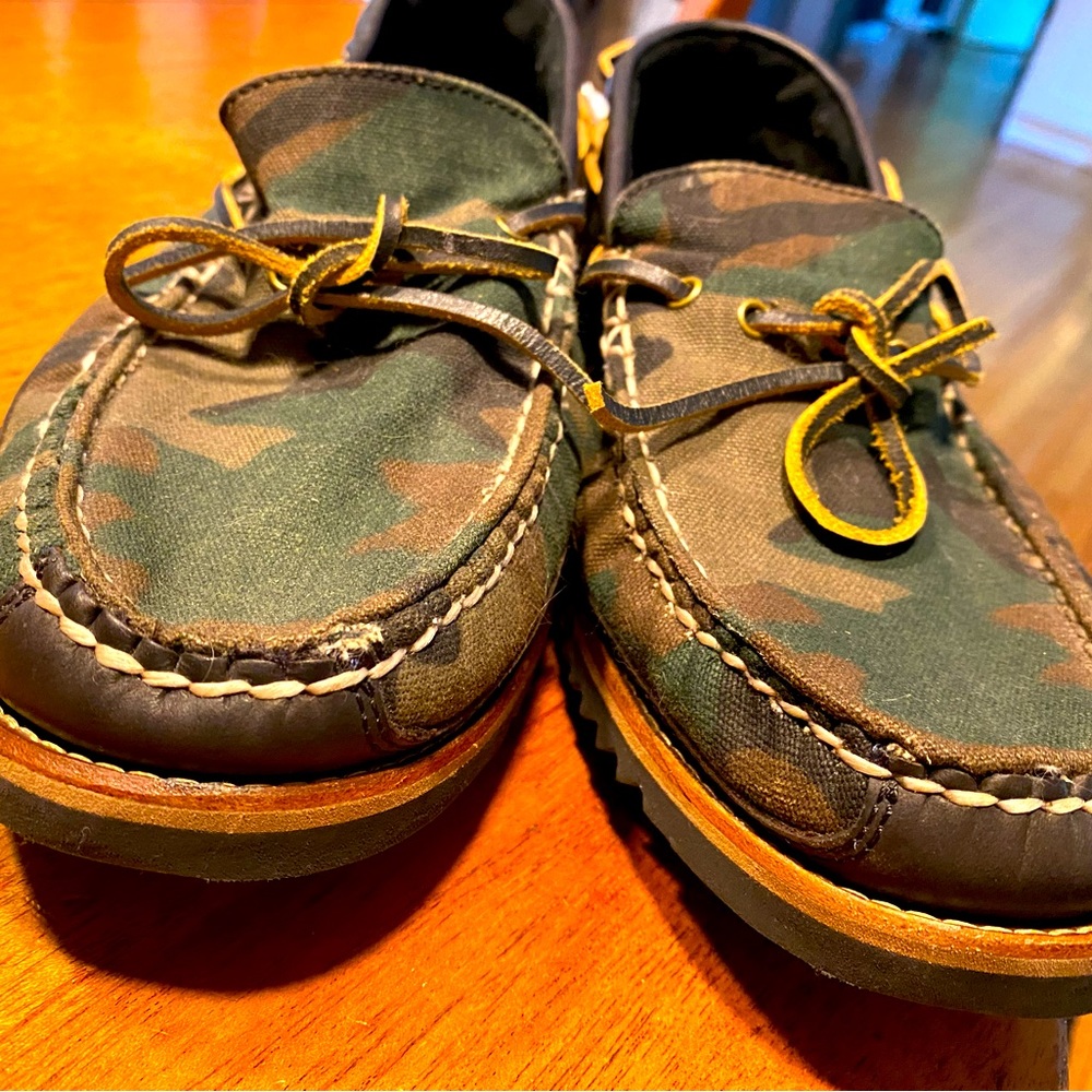 Cole Haan Camo Loafer — Never Worn! Men’s Size 10. Canvas/Ridged Rubber Sole